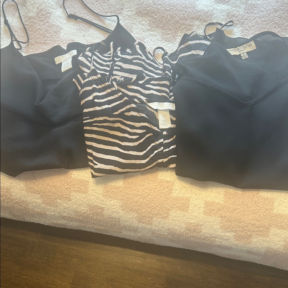 H&M Black and White Camisole Top bundle